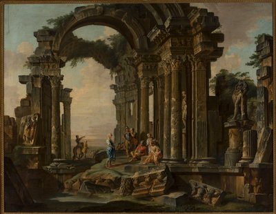 Romerske ruiner av Giovanni Paolo Pannini