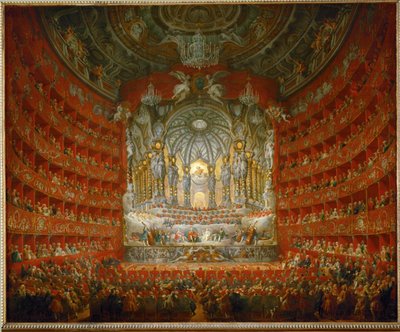 Musikalsk fest … av Giovanni Paolo Pannini or Panini