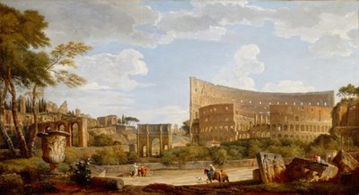 Utsikt over Colosseum av Giovanni Paolo Pannini