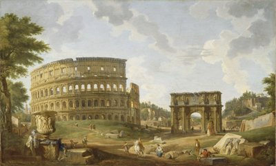 Utsikt over Colosseum, 1747 av Giovanni Paolo Pannini