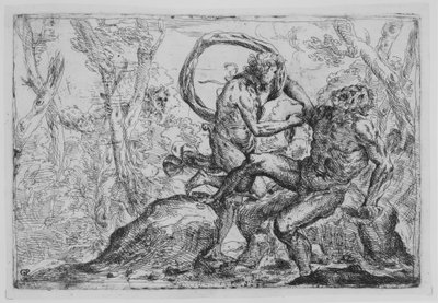 The Flaying of Marsyas, midten av 1600-tallet. av Giovanni Pietro Possenti