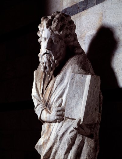 Figur av en profet (marmorskulptur, ca. 1306) av Giovanni Pisano