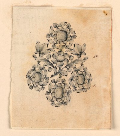 Design for en øredobber av Giovanni Sebastiano Meyandi