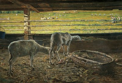 Kontrast av lys av Giovanni Segantini