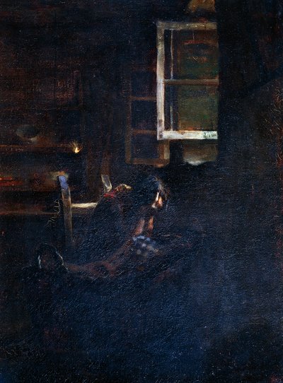Tom vugge av Giovanni Segantini