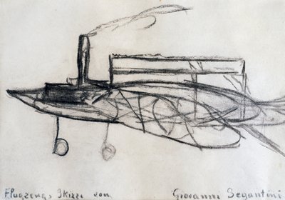 Flyskisse av Giovanni Segantini