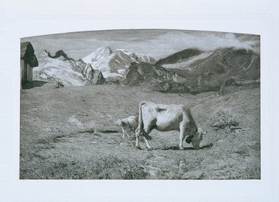 vårbeite av Giovanni Segantini