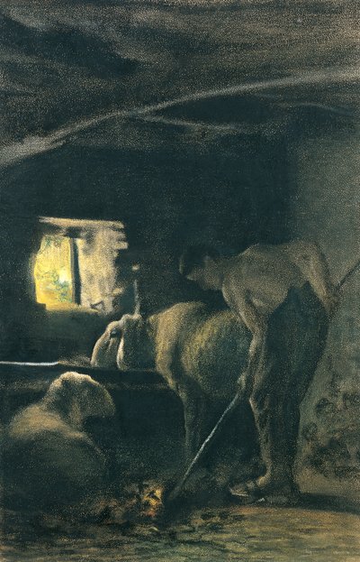 I stall av Giovanni Segantini