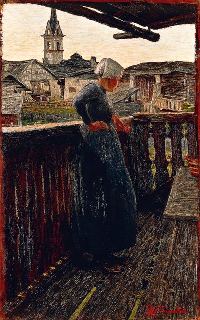 På balkongen av Giovanni Segantini