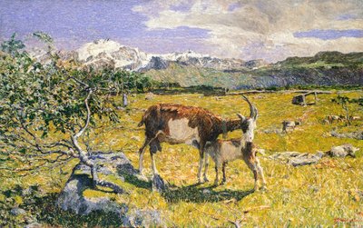 Alpene i mai av Giovanni Segantini (1858-1899) av Giovanni Segantini