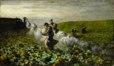 Gresskarhøsten, 1897 av Giovanni Segantini