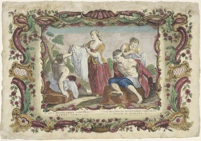 Å kle på nakenbilder IV opus misericordiae corporalis / La quarta obra de misericordia corporal (...) (tittel på objekt) The Works of Mercy (serietittel) av Giovanni Volpato