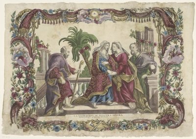 Besøk La visitacion de nuestra señora / Visitation of B. Marie V. to St. Elisabeth (serietittel) av Giovanni Volpato