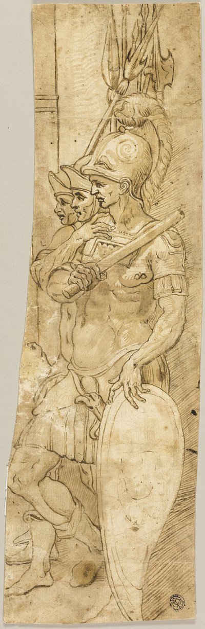 Tre romerske soldater av Giovanni da Bologna