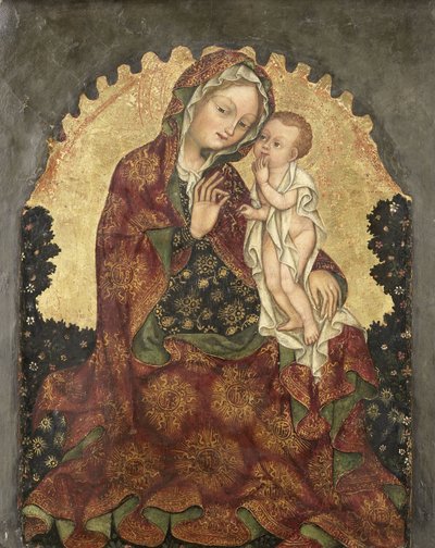 Madonna av ydmykhet av Giovanni da Francia (attributed to)