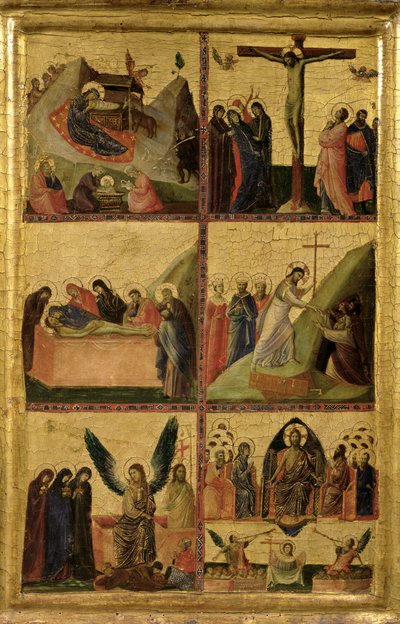 Scener fra lidenskapen av Giovanni da Rimini
