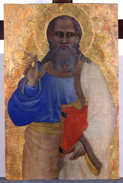Johannes evangelisten, ca. 1365 (tempera på poppeltre) av Giovanni del Biondo dal Casentino