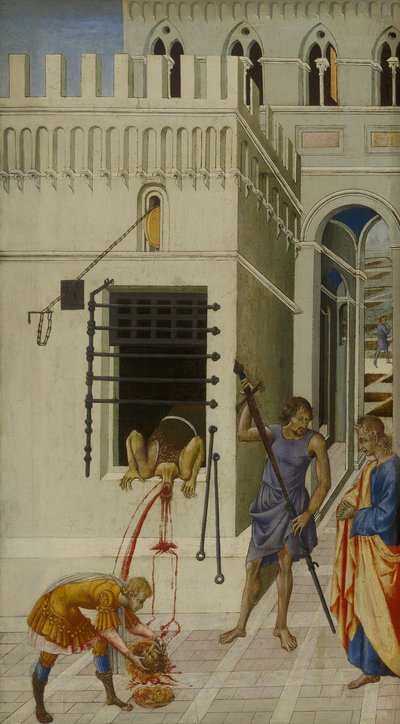 Halshuggingen av døperen Johannes av Giovanni di Paolo