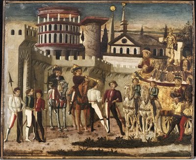 Scene av en eldgammel triumf av Giovanni di Ser Giovanni Scheggia