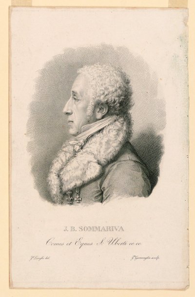 Portrett av JB Sommariva (1760-1826) av Giovita Garavaglia