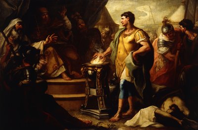Mucius Scaevola av Girolamo Brusaferro