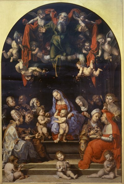 Disputas om den ulastelige unnfangelsen av Girolamo Genga