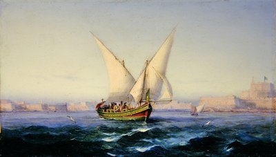 Utenfor Valletta havn av Girolamo Gianni