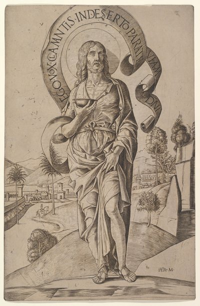 Døperen Johannes, 1500-1506. av Girolamo Mocetto