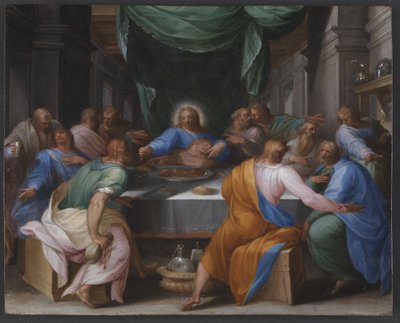 Det siste måltid av Girolamo Muziano