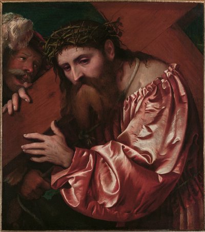 Kristus som bærer korset av Girolamo Romanino