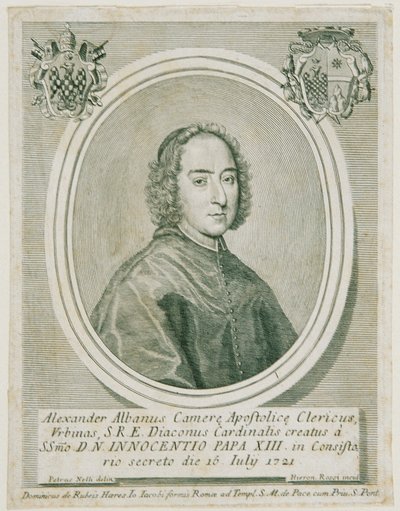 Kardinal Alessandro Albani av Girolamo Rossi