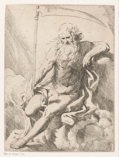 Saturn med ljå av Girolamo Scarselli