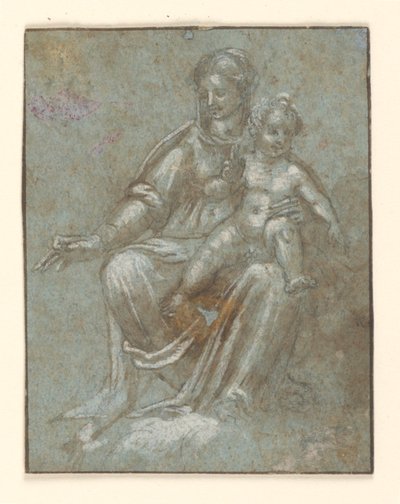 Jomfru og barn av Girolamo Siciolante