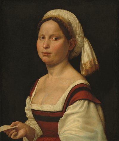 Portrett av en ung kvinne av Giuliano Bugiardini