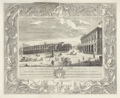 Piazza Bra i Verona av Giuliano Giampiccoli