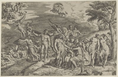 Paris-dommen av Giulio Bonasone
