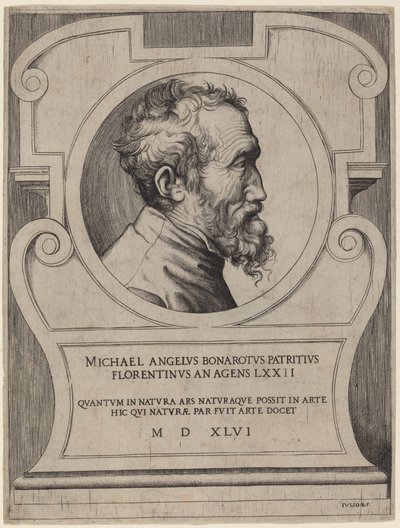 Michelangelo av Giulio Bonasone