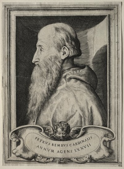 Portrett av kardinal Pietro Bembo av Giulio Bonasone