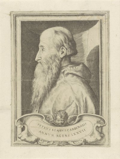 Portrett av kardinal Pietro Bembo av Giulio Bonasone