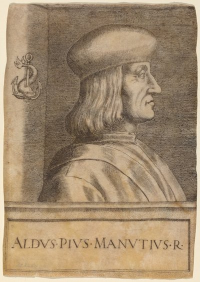 Aldus Pius Manutius av Giulio Campagnola