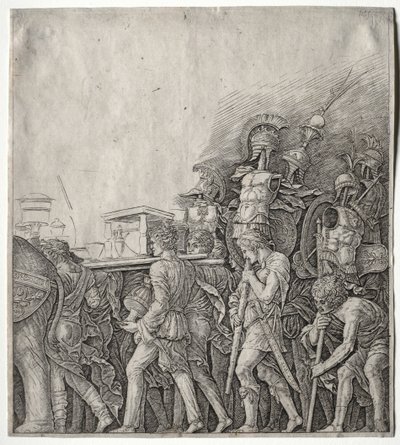 The Triumphs of Caesar: The Corselet Bearers av Giulio Campagnola