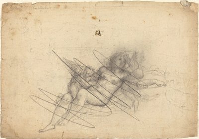 Venus og Amor av Giulio Campi