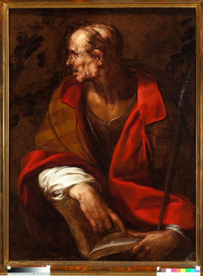 Representasjon av apostelen Saint Thomas av Giulio Cesare Procaccini