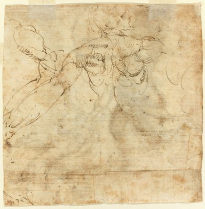 Studie av en rygg av Giulio Cesare Procaccini