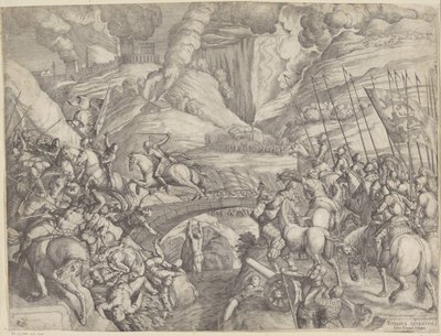 Slaget ved Spoleto av Giulio Fontana