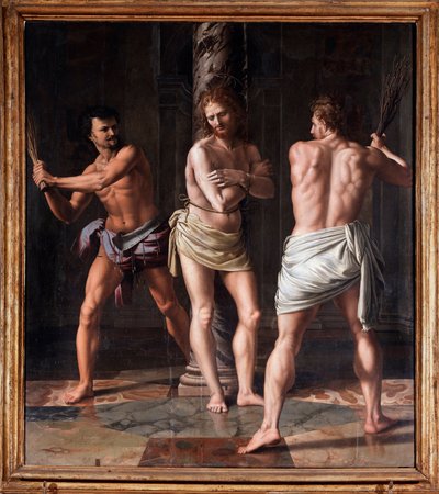 Kristi flagellasjon av Giulio Romano