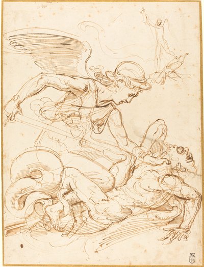 Saint Michael av Giulio Romano