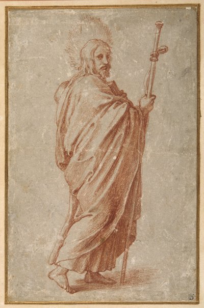 De tolv apostler: St. Jakob den større av Giulio Romano