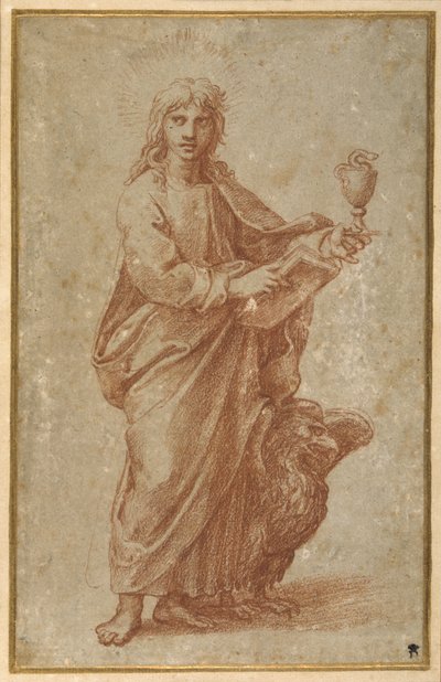 De tolv apostler: St. Johannes av Giulio Romano