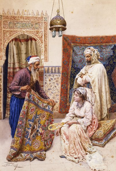 Teppeselgeren, av Giulio Rosati